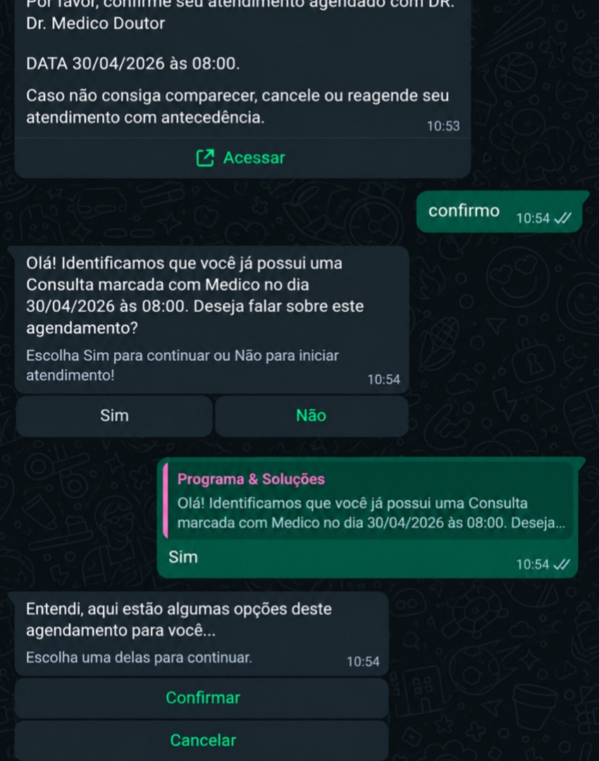 Bot/Secretária Virtual